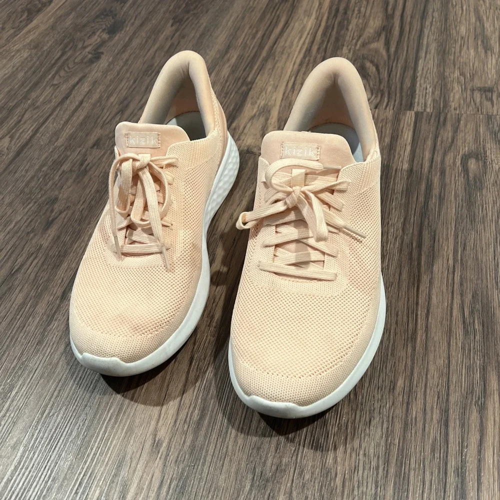 KIZIK ATHENS Peaches N Cream Easy Slip In Sneakers Shoes M's 11.5 Wide/W 13wide